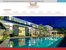 Tablet Screenshot of inmobiliariavillamed.com